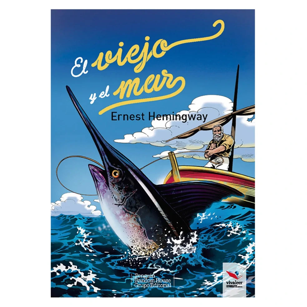 Portada de libro El viejo y el mar, de Ernest Hemingway