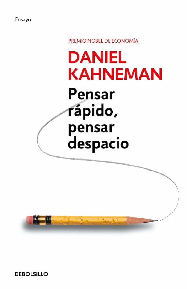 Portada de Pensar rápido, pensar despacio de Daniel Kahneman