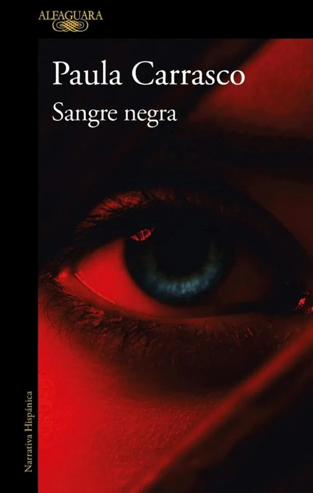 Portada de libro Sangre negra, de Paula Carrasco Barraza