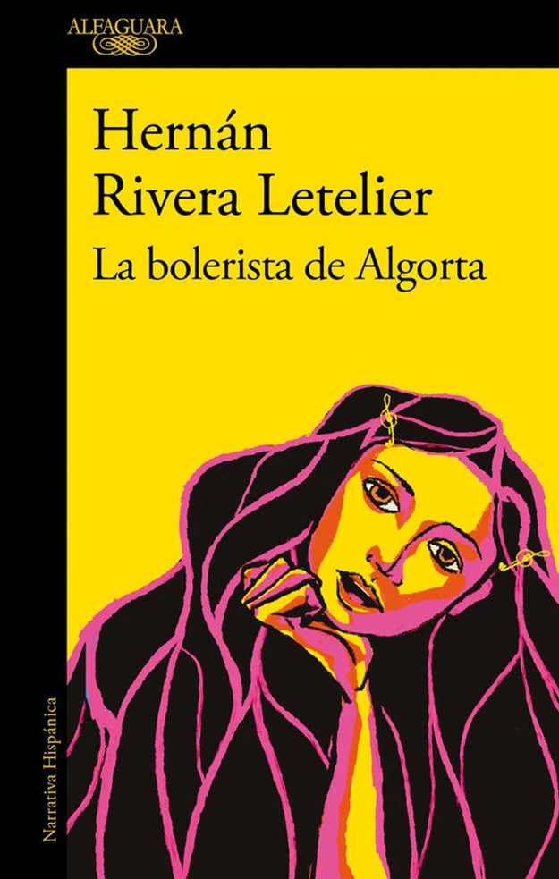 Portada de libro La bolerista de Algorta, de Hernán Rivera Letelier