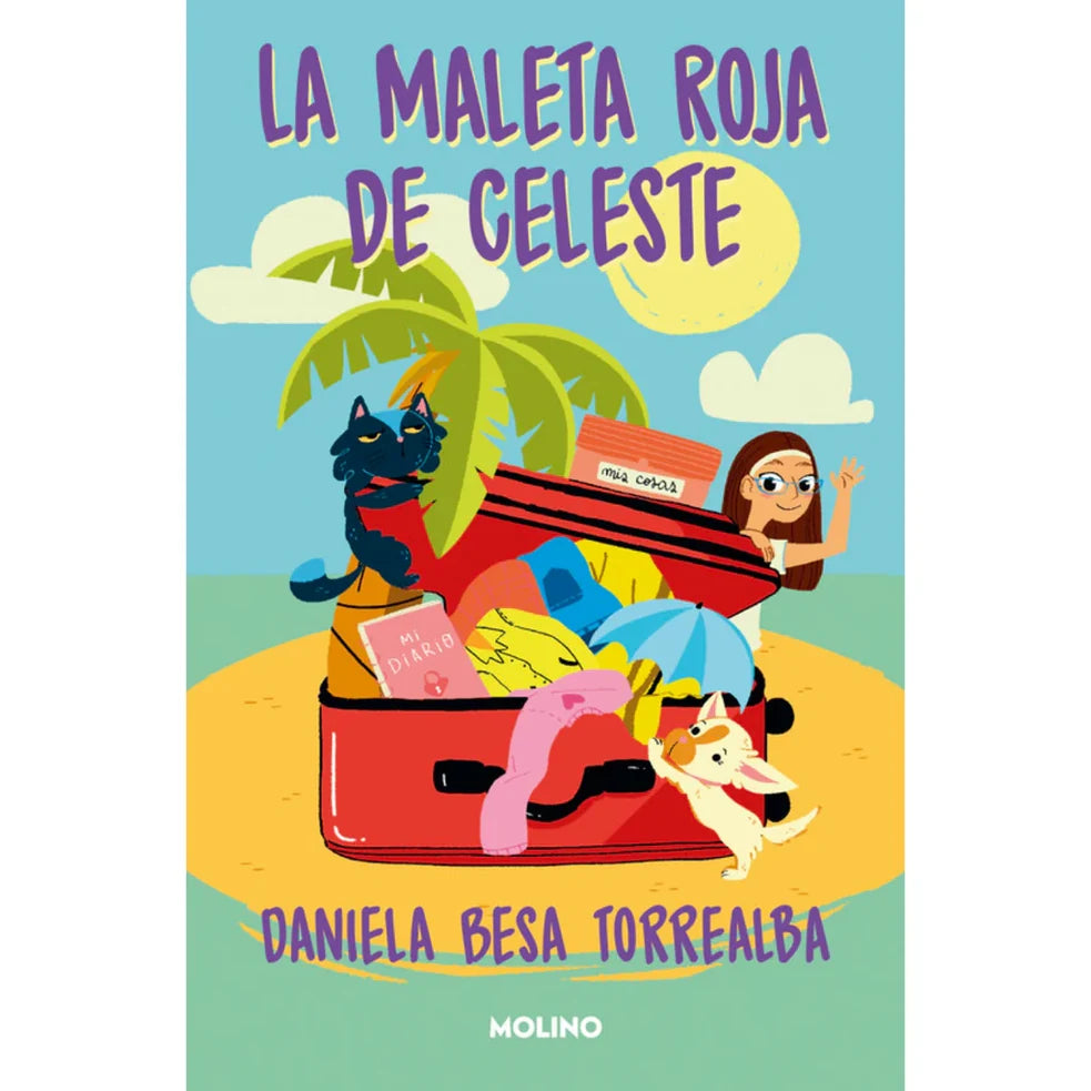 Portada de La maleta roja de Celeste
