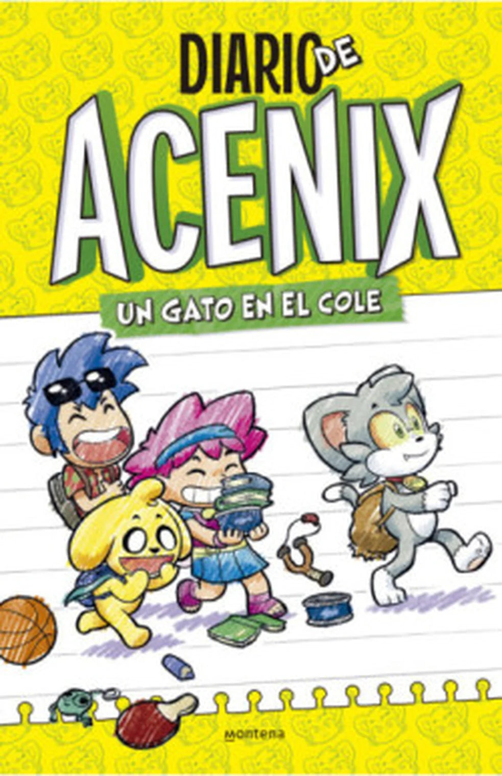 Portada de Diario de Acenix un Gato en el Cole
