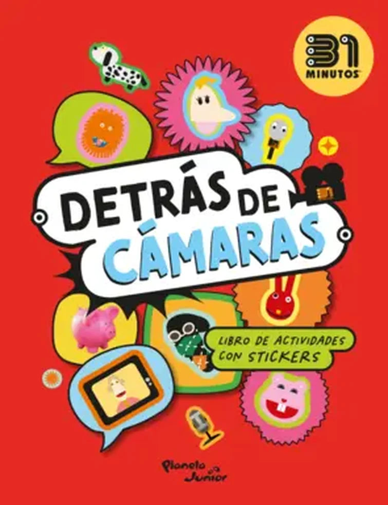 Portada de DETRAS DE CAMARAS CON STICKERS