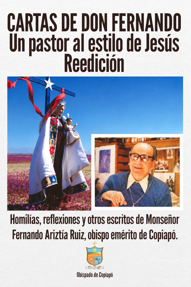 Portada de libro Cartas de don Fernando. Un pastor al estilo de Jesús, de Fernando Ariztía Ruiz