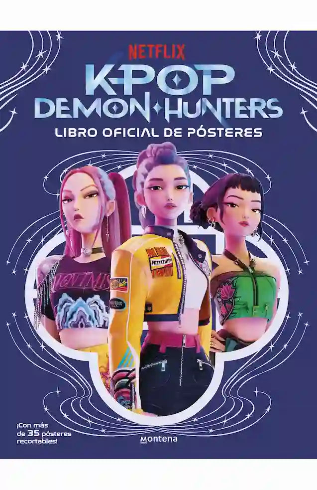 KPOP DEMON HUNTERS LIBRO OFICIAL DE POSTERS