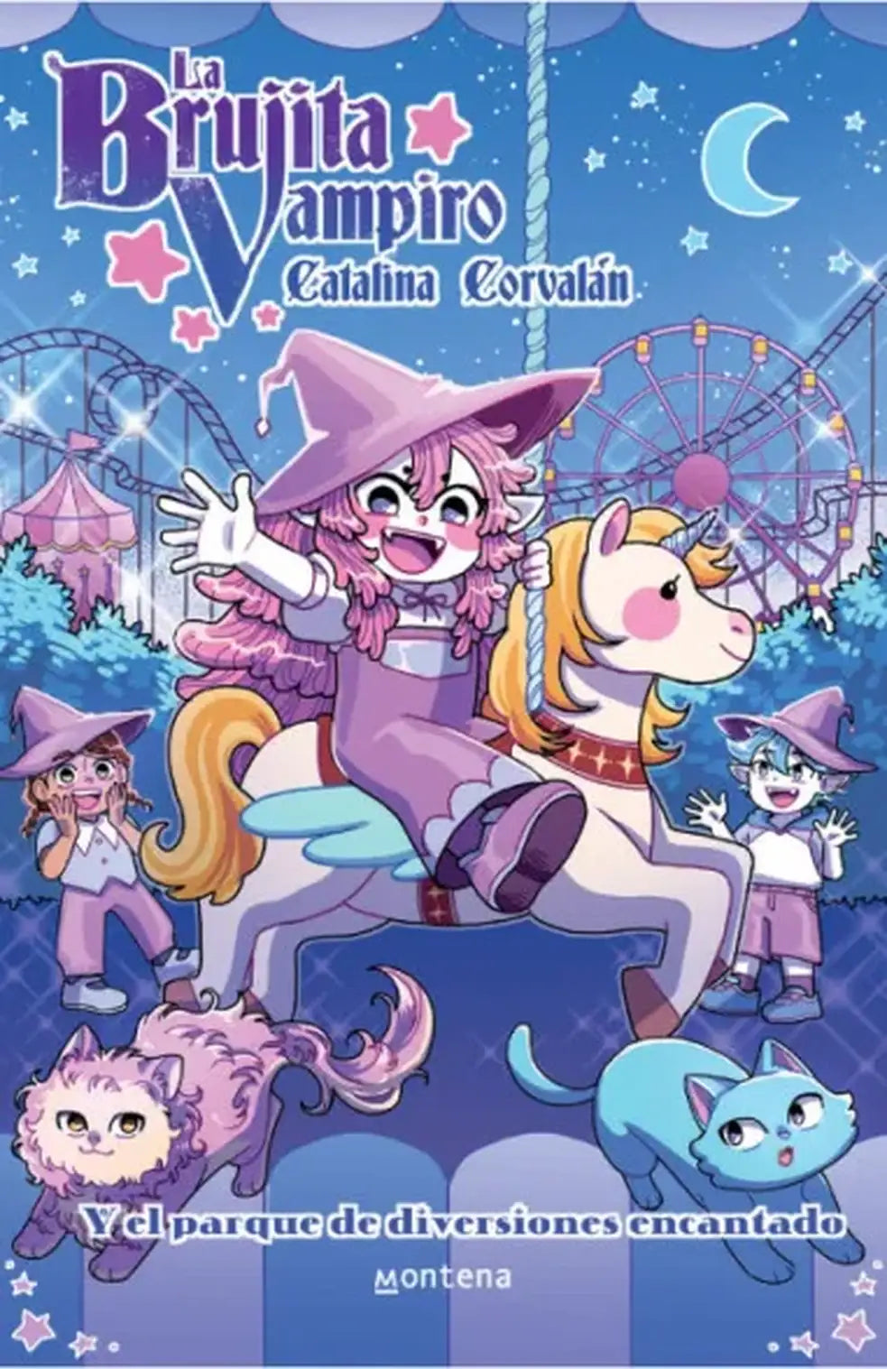 Portada del libro La brujita vampiro y el parque de diversiones