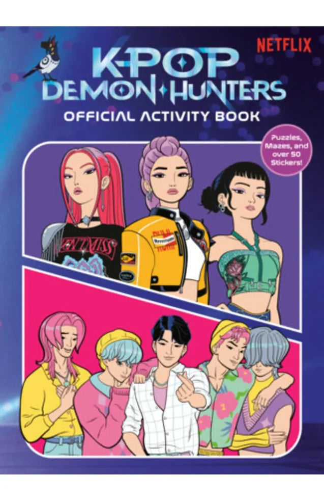 Portada de K-Pop Demon Hunters: libro de actividades, K-Pop Demon Hunters