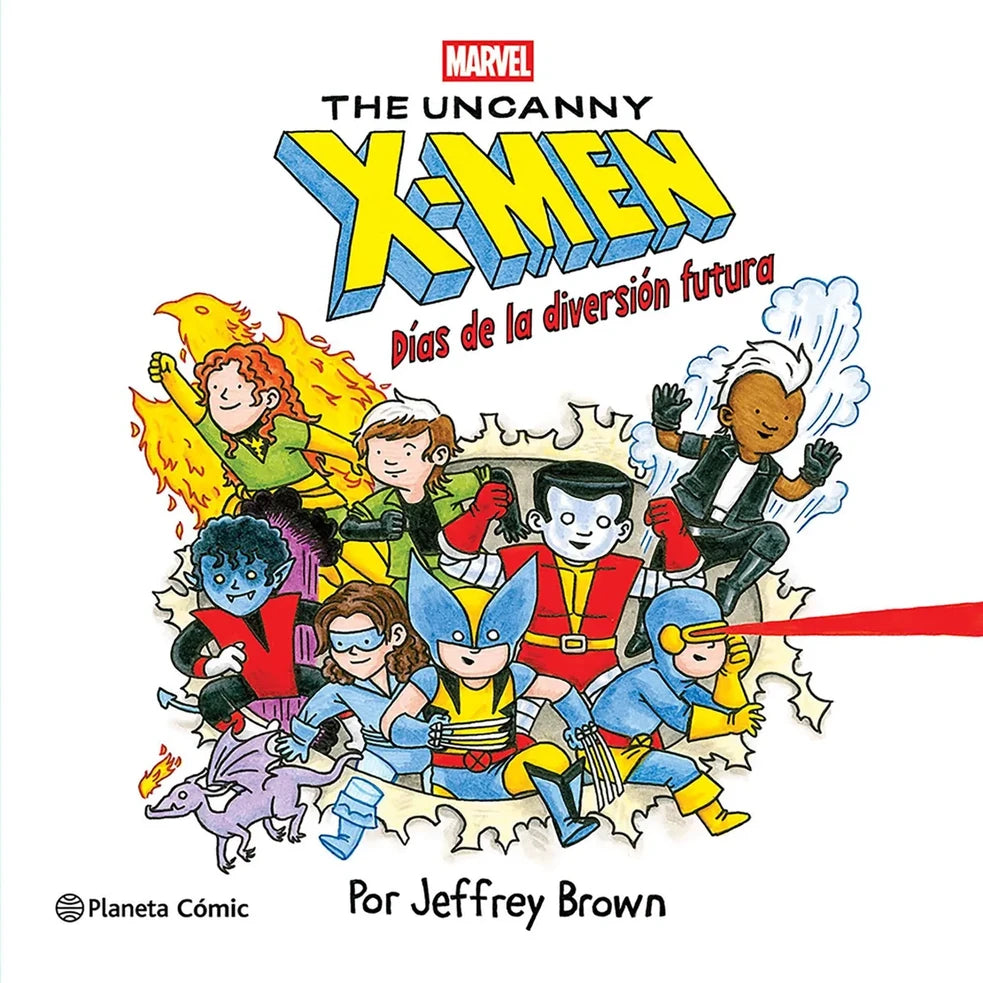 The Uncanny X-Men: días de la diversión, de Jeffrey Brown. Libro de cómic / manga / novela gráfica publicado por Planeta