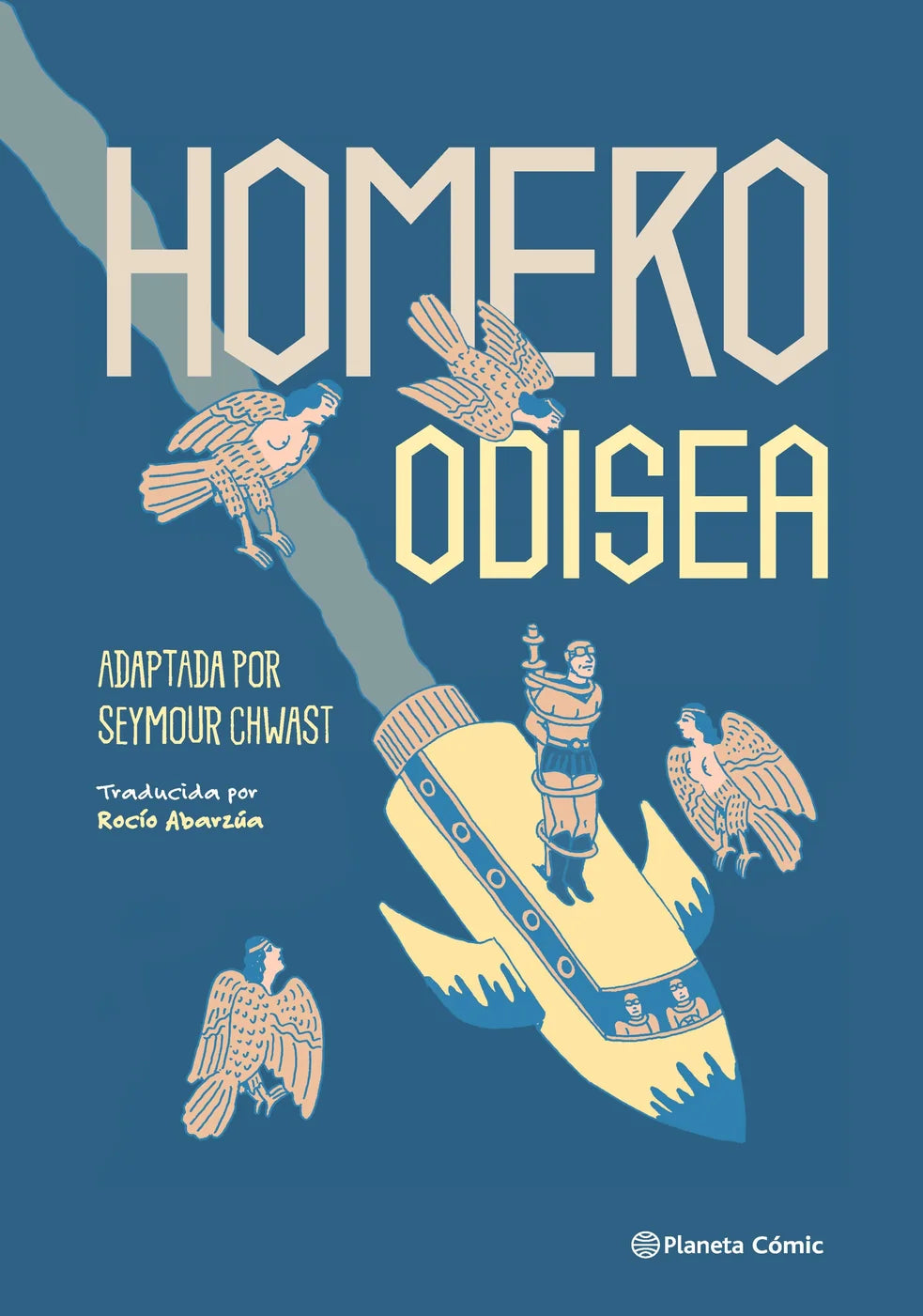 Portada de La Odisea. Adaptación cómic, Homero; Seymour Chwast