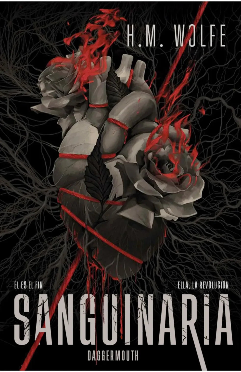 Portada del libro Sanguinaria (El Corazón 1), de H. M. Wolfe