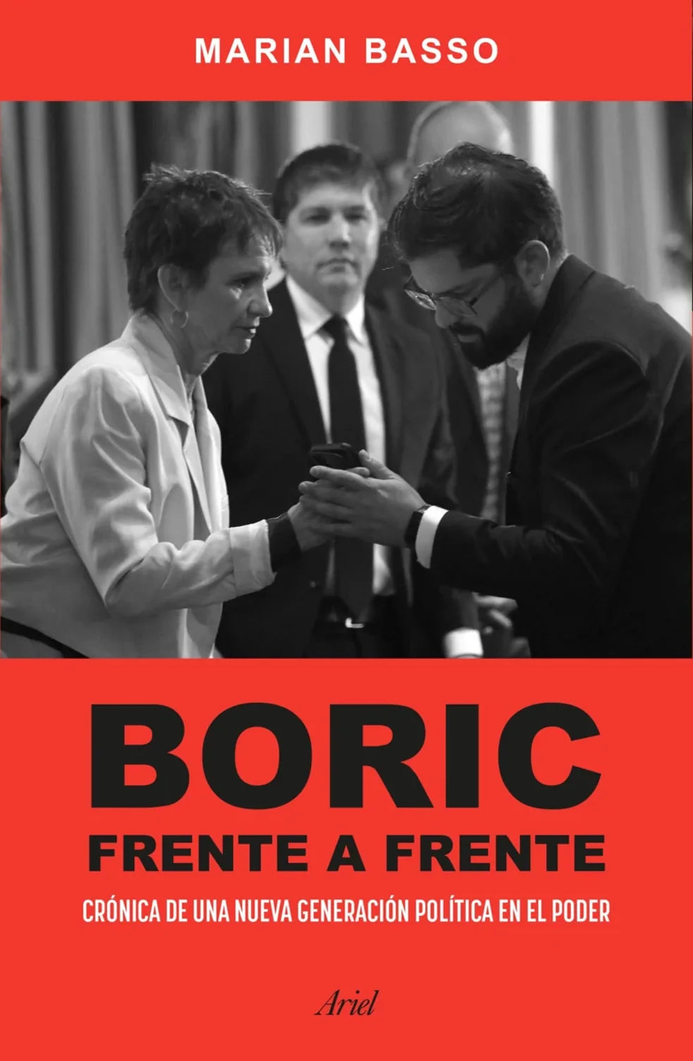 Portada de Boric frente a frente, Marian Basso