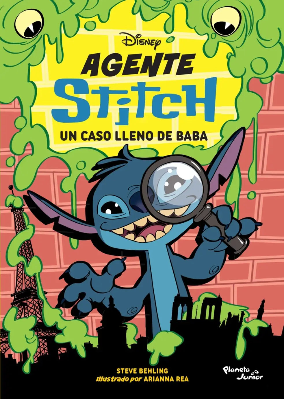 Portada de Agente Stitch. Un caso lleno de slime, Steve Behling