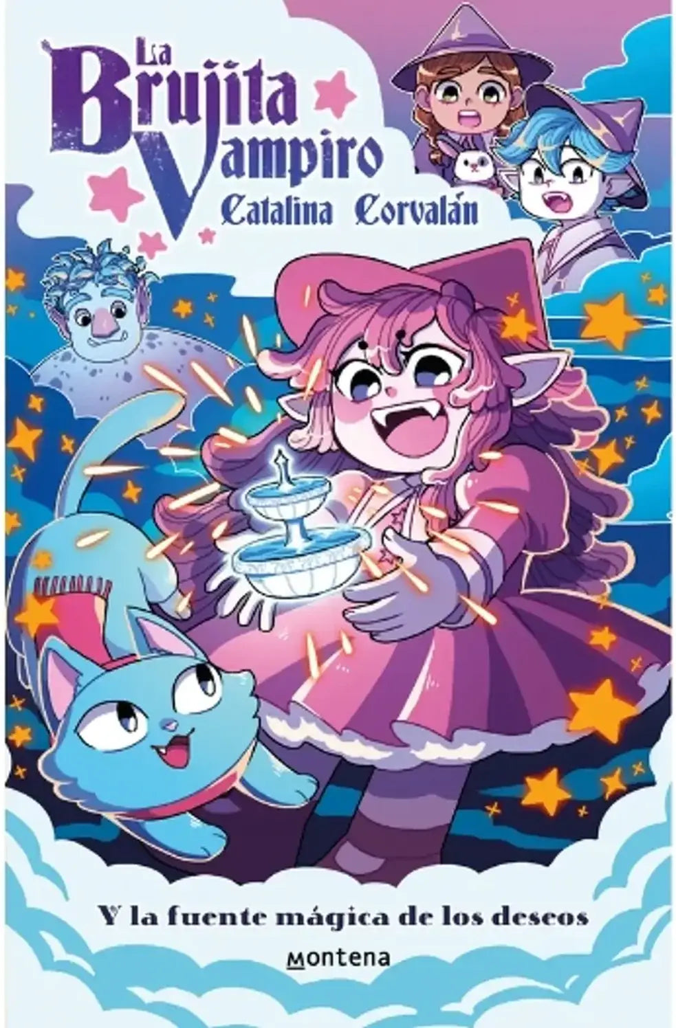 Portada de La brujita vampiro 6. Y la fuente mágica de los deseos