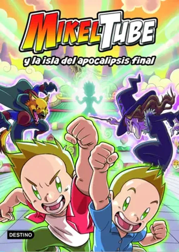 Portada de MIKELTUBE Y LA ISLA DEL APOCALIPSIS — VARIOS AUTORES. ISBN 9789569975363