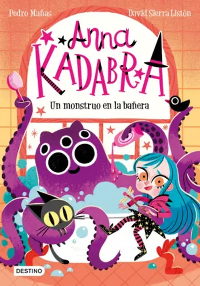 Portada de Anna Kadabra. Un monstruo en la bañera, Pedro Mañas y David Sierra Listón
