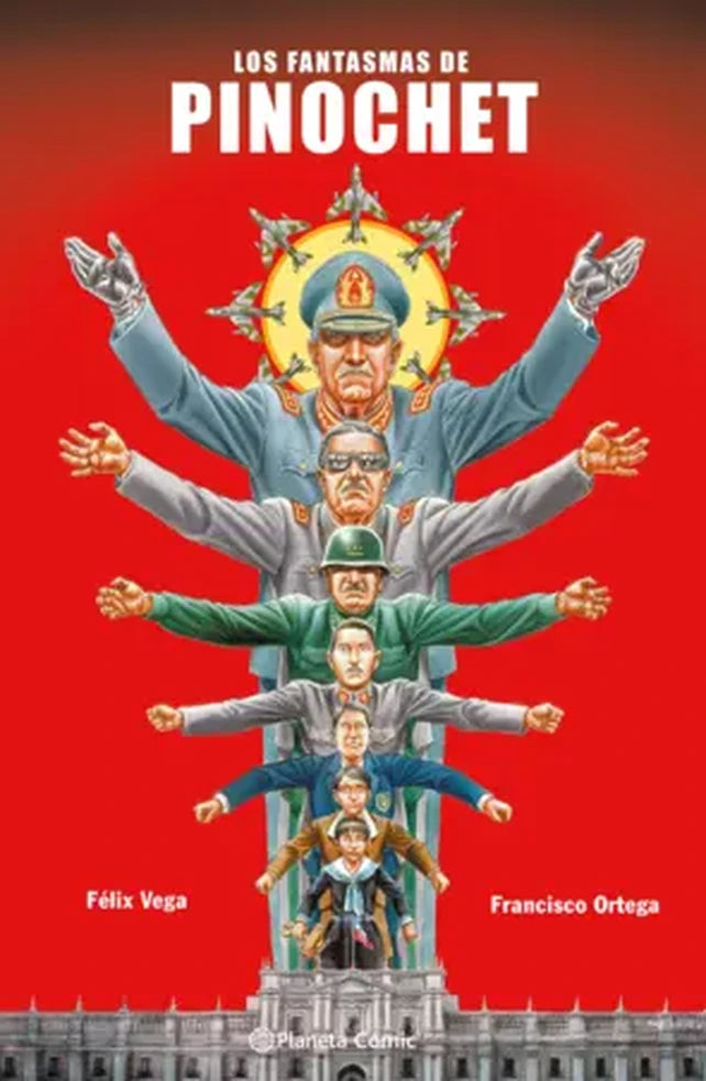 Portada de LOS FANTASMAS DE PINOCHET — FELIX VEGA Y FRANC. ISBN 9789569994524