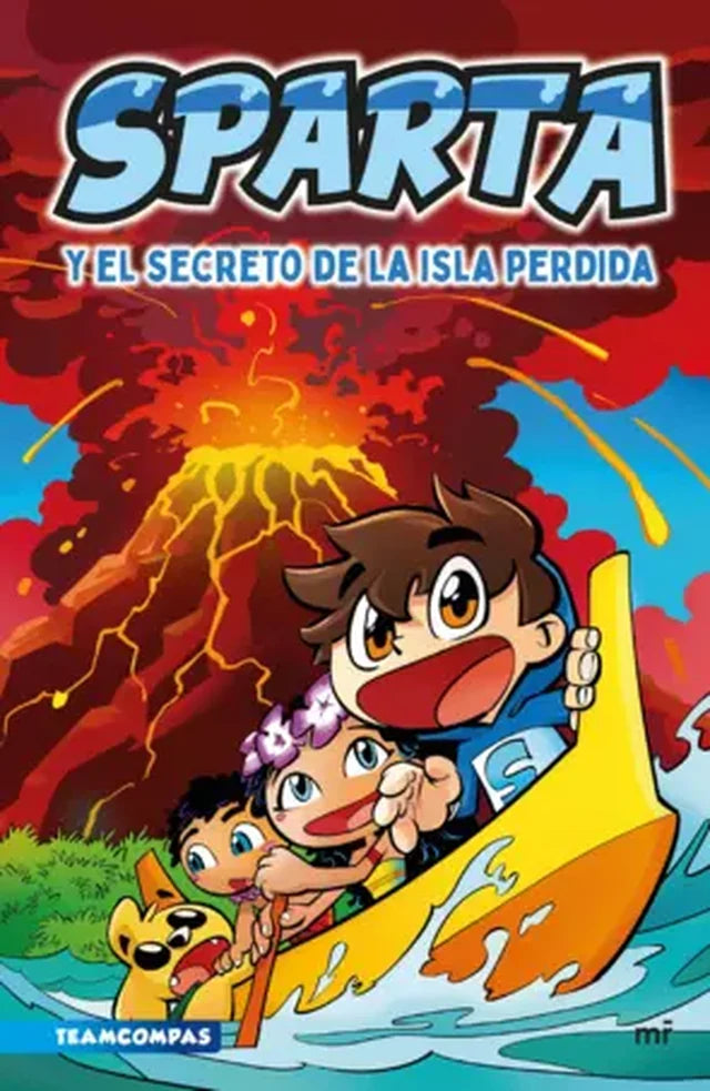 Portada de SPARTA Y EL SECRETO DE LA ISLA PERDIDA. ISBN 9789569995293