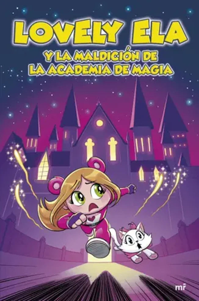 Portada de Lovely Ela y la maldición de la academia de magia, Lovely Ela