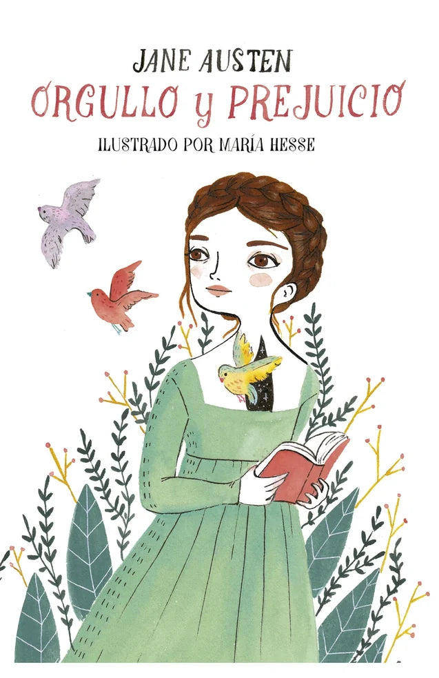 Portada de Orgullo y prejuicio ilustrado, Jane Austen
