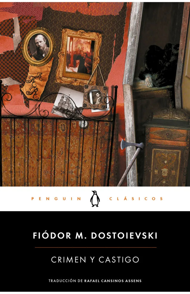 Portada de Crimen y castigo, Fiódor M. Dostoievski