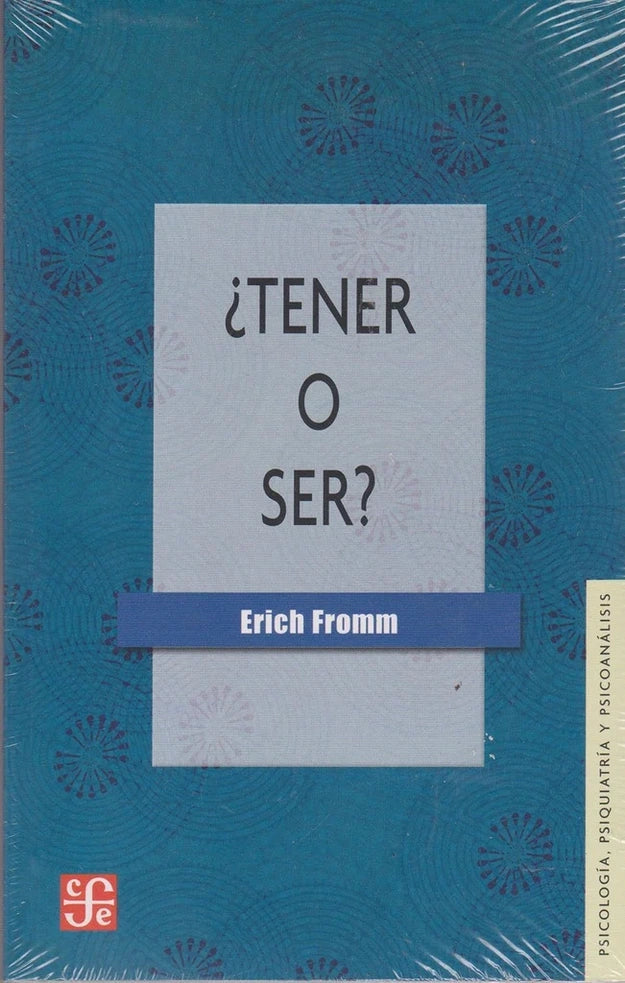 Portada de ¿Tener o ser?