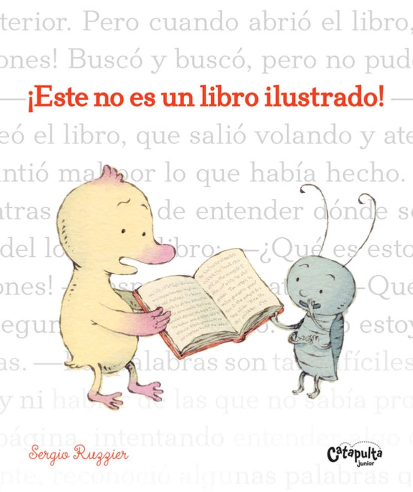 Portada de ESTE NO ES UN LIBRO ILUSTRADO — SERGIO RUZZIER. ISBN 9789876374125