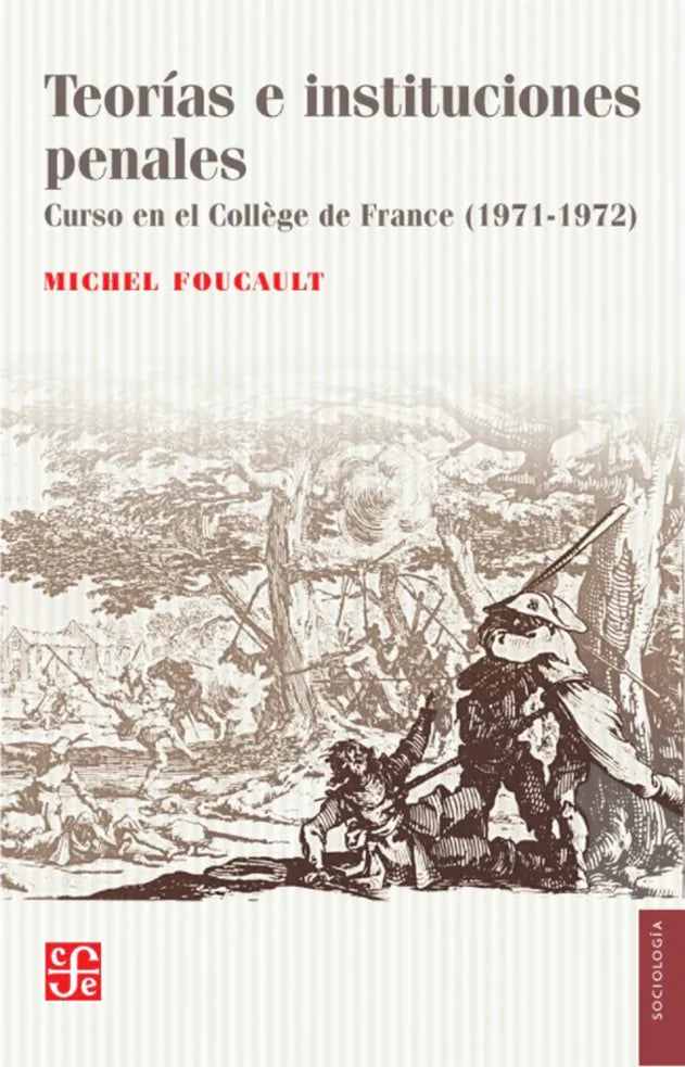 Portada de Teorías e instituciones penales, Michel Foucault