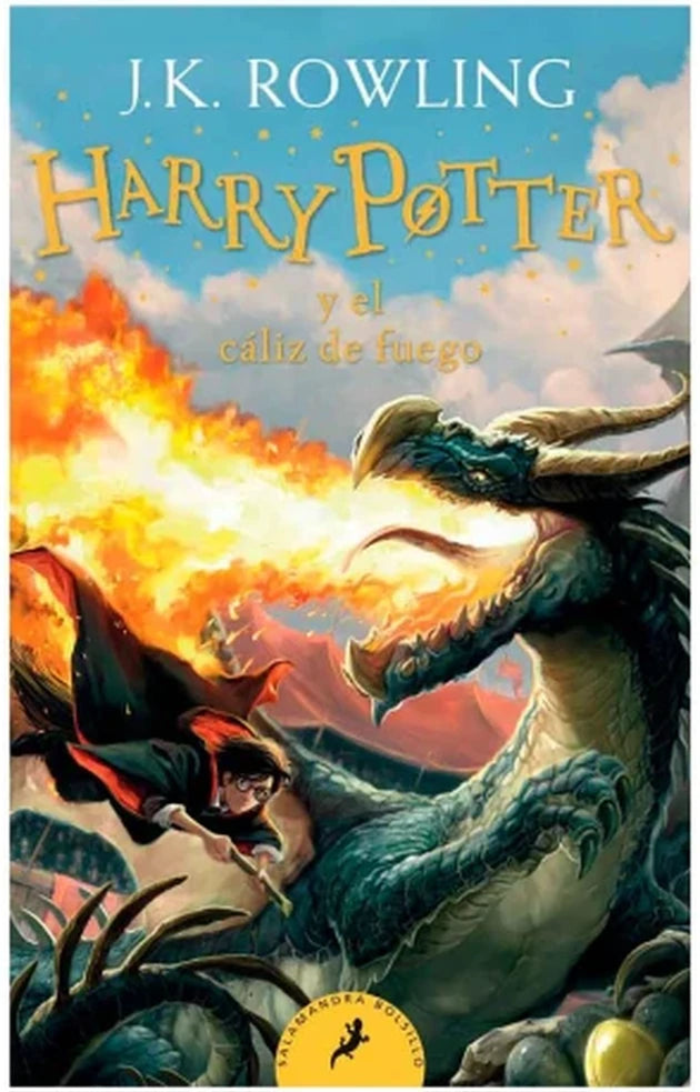 Portada de Harry Potter y el cáliz de fuego
