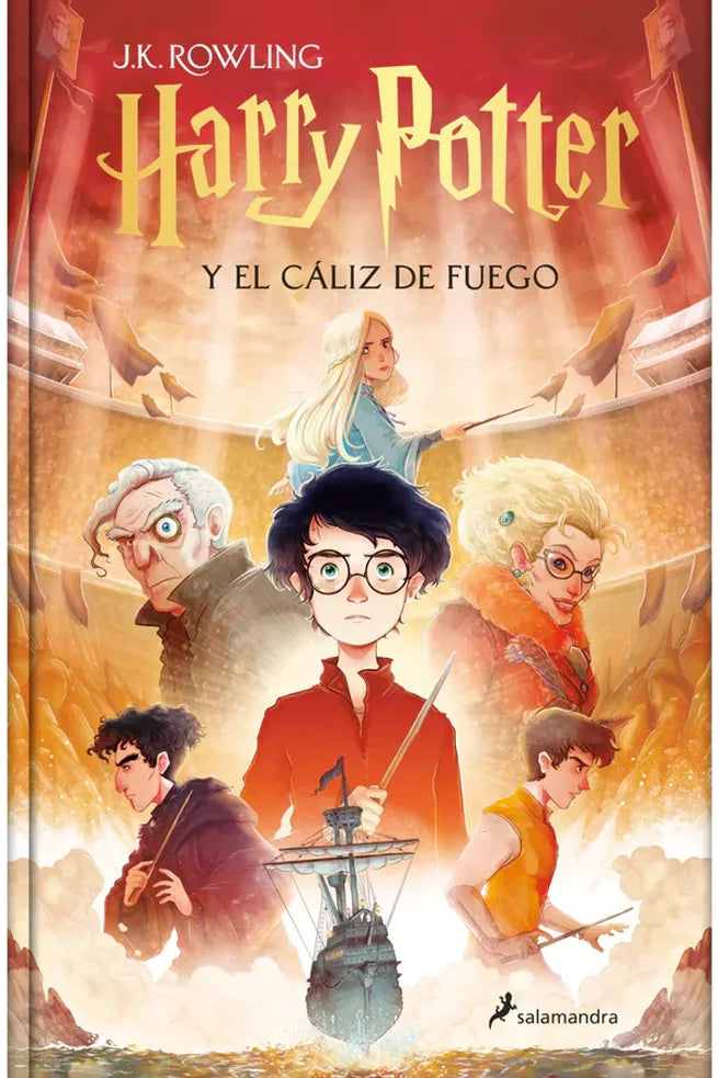Portada de Harry Potter y el cáliz de fuego