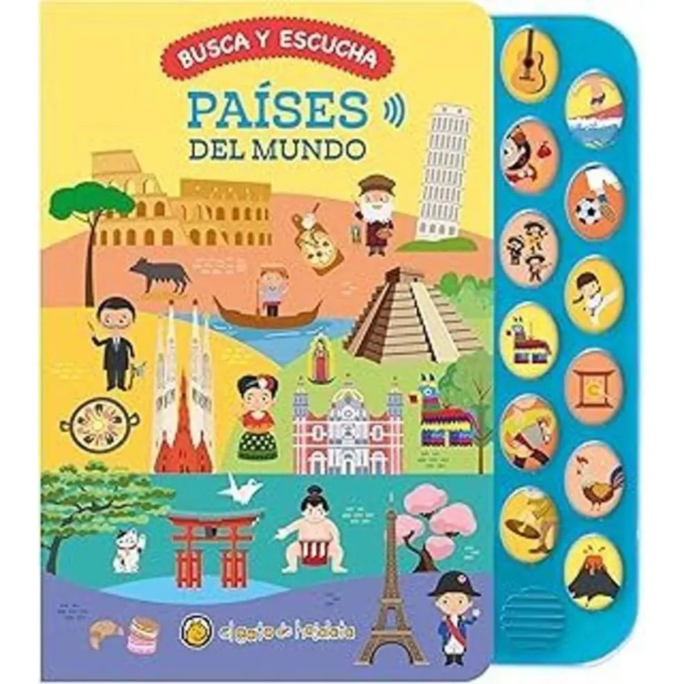 Portada de BUSCA Y ESCUCHA PAISES DEL MUNDO