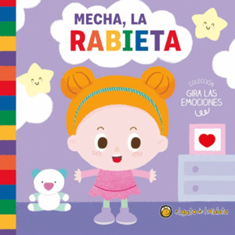 Portada de Mecha la rabieta. Gira las emociones