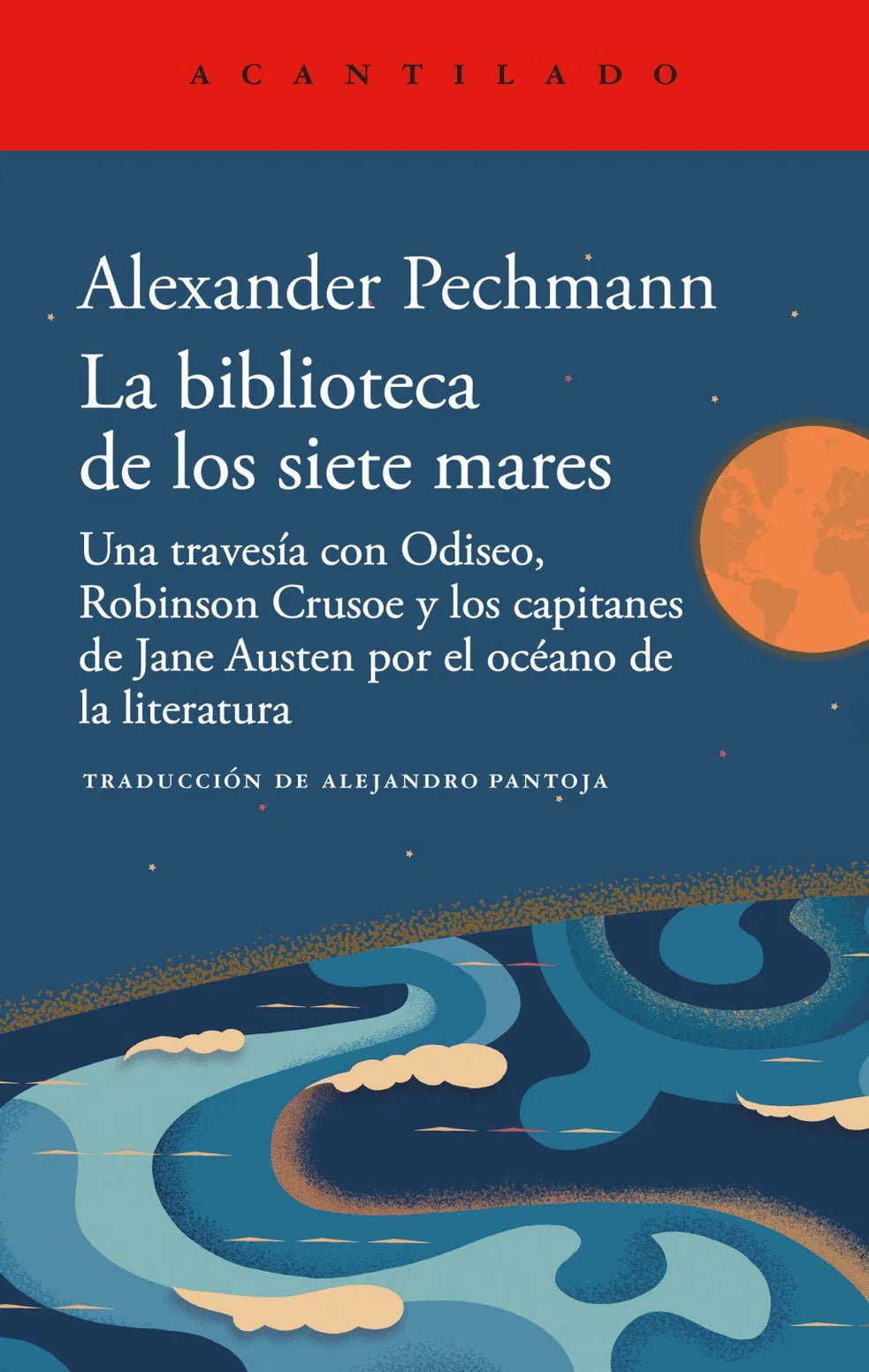 Portada del libro La biblioteca de los siete mares, de Alexander Pechmann