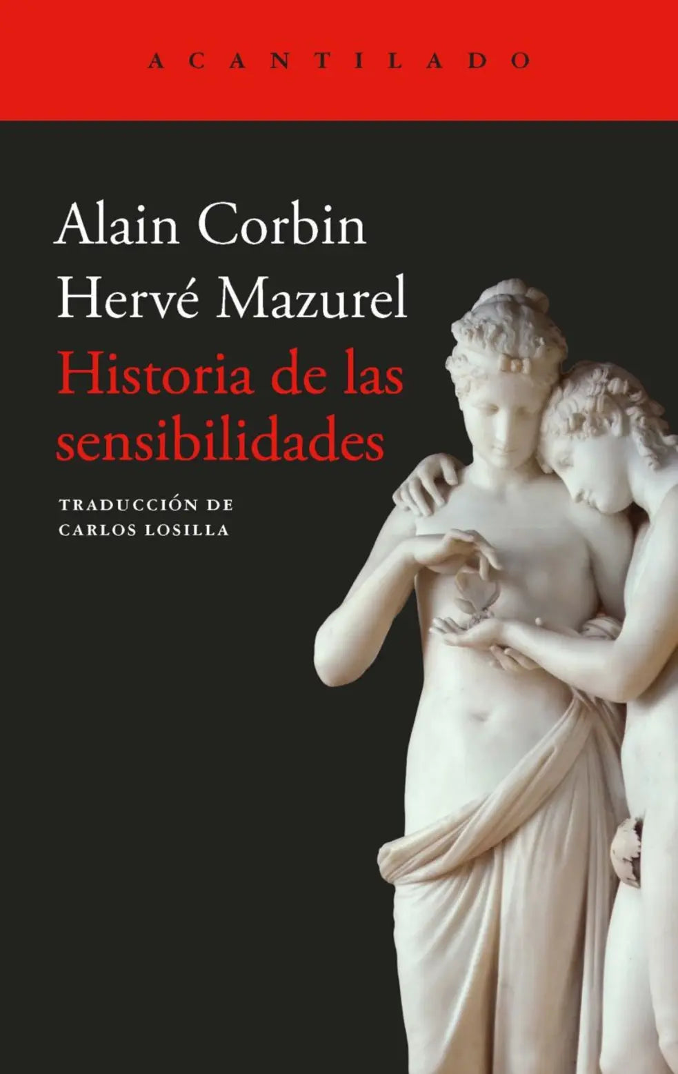 Portada de Historia de las sensibilidades, de Alain Corbin y Hervé Mazurel