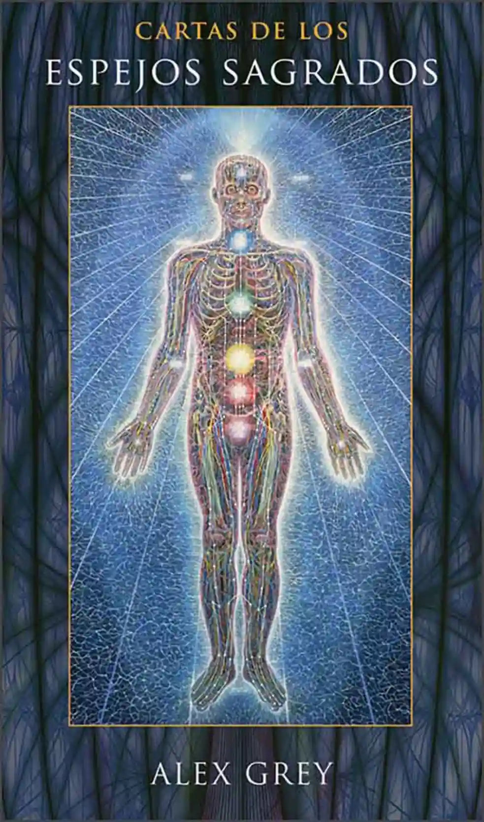 Portada de Cartas de los Espejos Sagrados, de Alex Grey