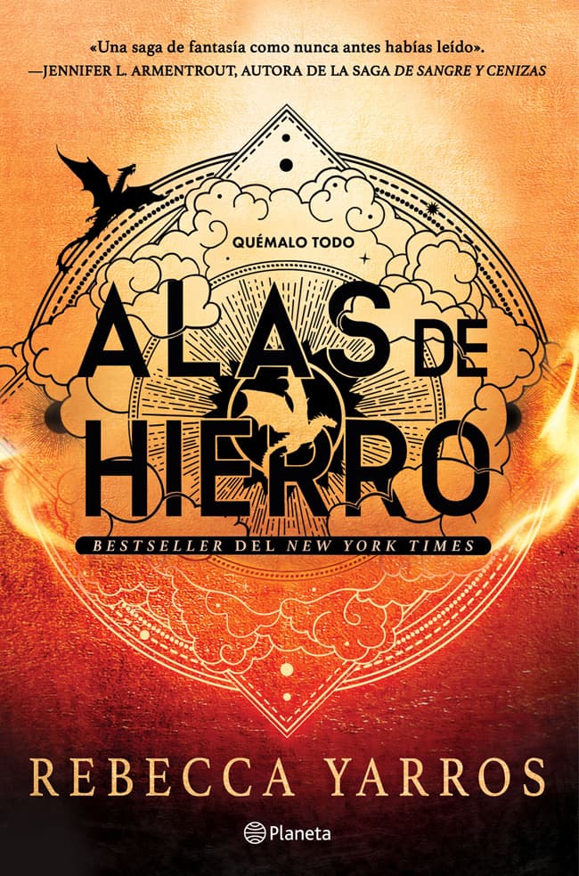 Portada del libro ALAS DE HIERRO de REBECCA YARROS , publicado por PLANETA