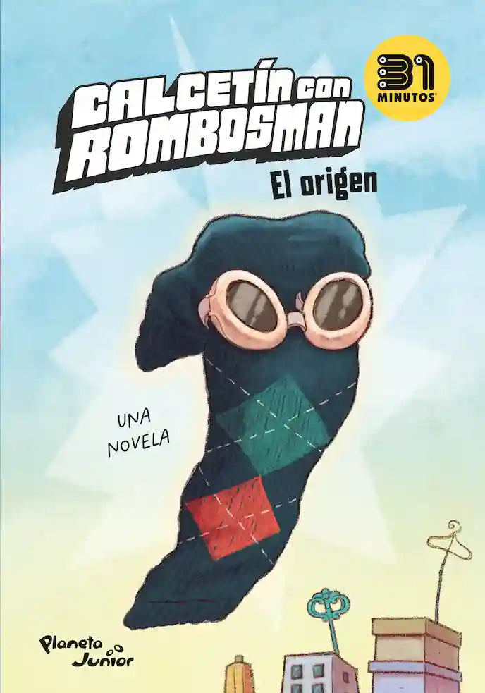 Portada del libro 'CALCETIN CON ROMBOSMAN EL ORIGEN - 31 MINUTOS | INFANTIL' de con. Pertenece a la categoría infantil-juvenil. Ideal para quienes buscan historias apasionantes.