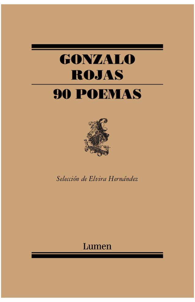 Comprar libro  90 POEMAS GONZALO ROJAS  - GONZALO ROJAS con envío rápido a todo Chile - Qué Leo Copiapó