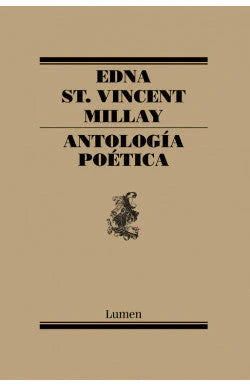 Portada del libro Antologia Poestica Edna St Vincent Mil Edna St Vincent Mi