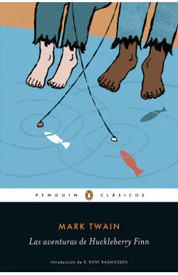 Portada del libro AVENTURAS DE HUCKLEBERRY FINN de MARK TWAIN , publicado por PENGUIN