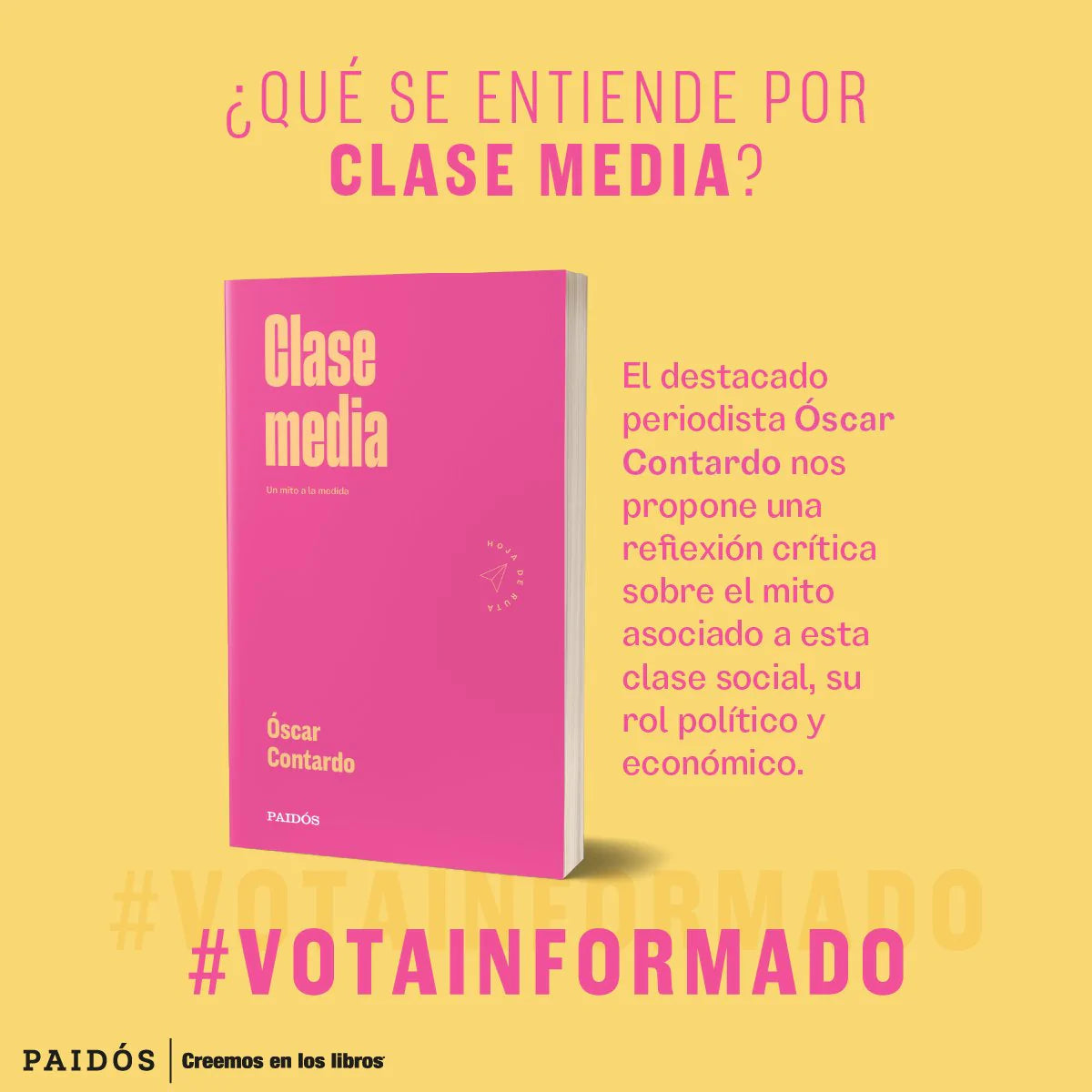 Portada del libro CLASE MEDIA de OSCAR CONTARDO , publicado por PAIDOS