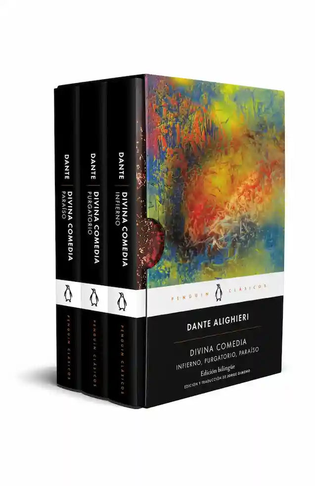 Portada del libro 'ESTUCHE DIVINA COMEDIA - DANTE ALIGHIERI' de comedia. Pertenece a la categoría clasica. Ideal para quienes buscan historias apasionantes.