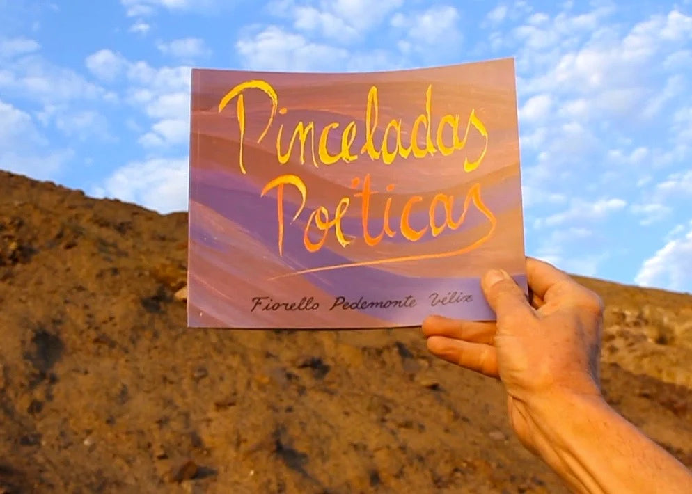 Portada de libro Pinceladas poéticas, de Fiorello Pedemonte Véliz
