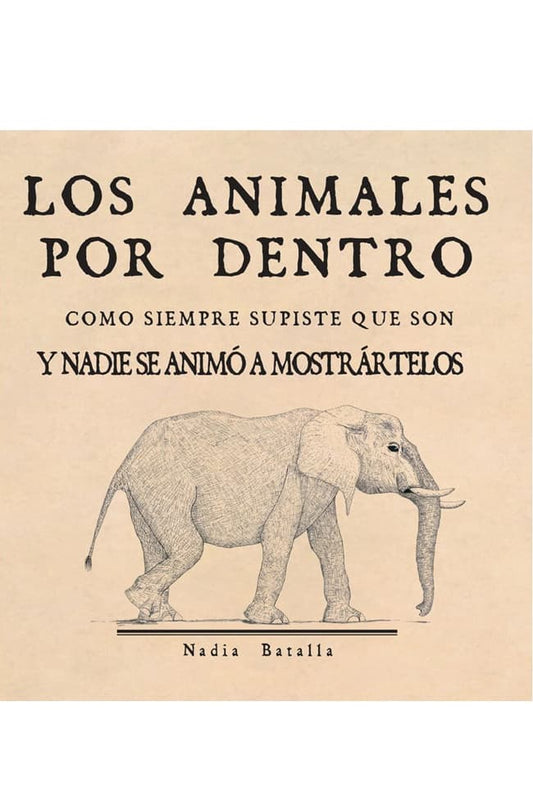 Comprar libro  LOS ANIMALES POR DENTRO - NADIA BATALLA con envío rápido a todo Chile