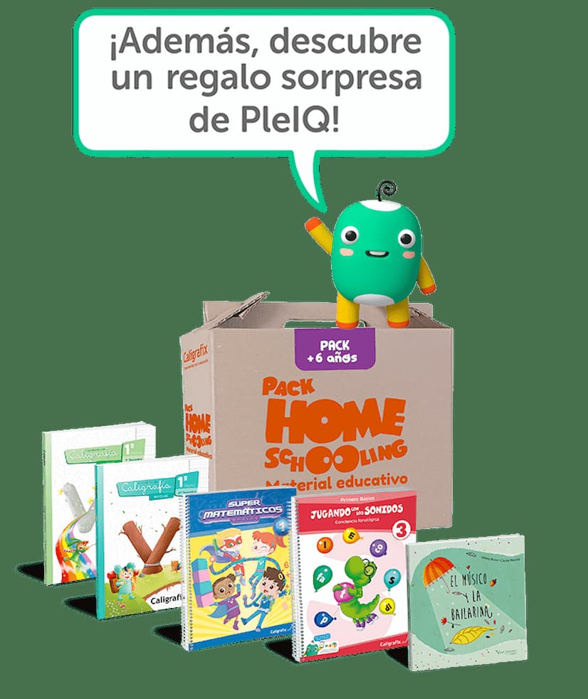 PACK HOME SCHOOLING  6 AÑOS MATERIAL EDUCATIVO CALIGRAFIX | ESCOLAR