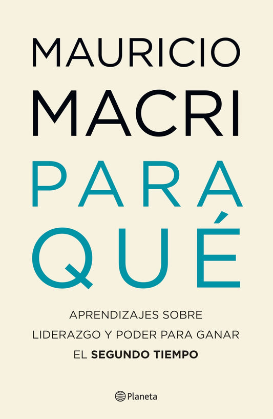 Comprar libro  PARA QUÉ - MAURICIO MACRI con envío rápido a todo Chile