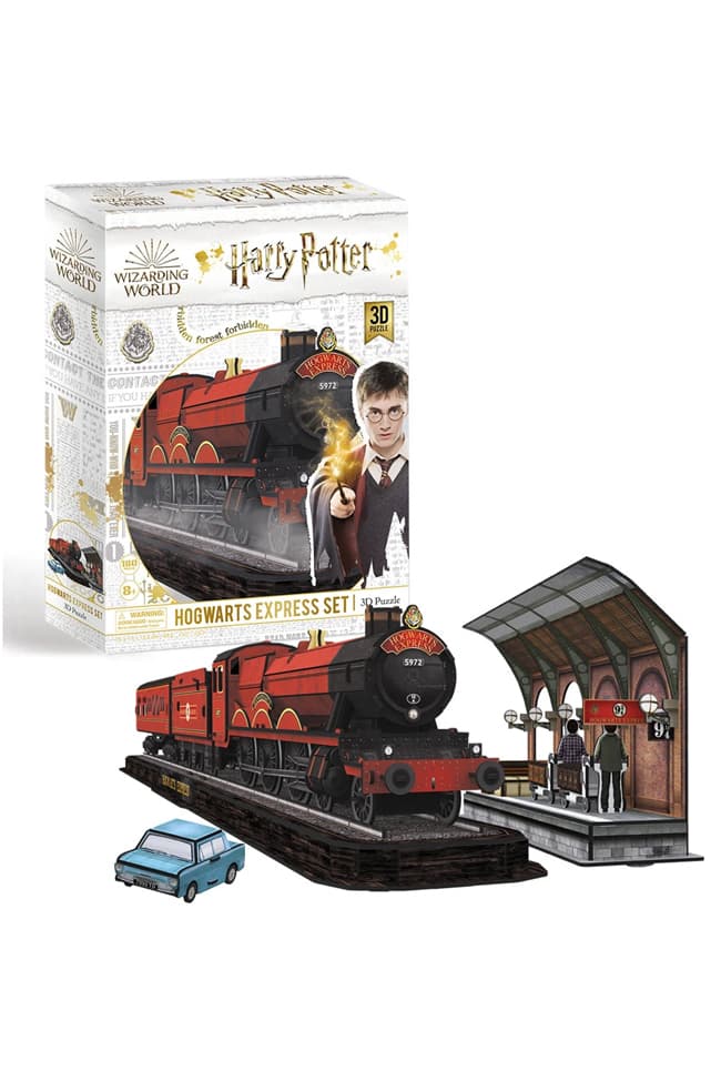 PUZZLE 3D HARRY POTTER HOGWARTS EXPRESS SET  | PASATIEMP