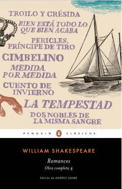 comprar libro ROMANCES OBRA COMPLETA 4 WILLIAM SHAKESPEAR Leolibros.cl / Qué Leo Copiapó