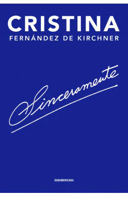 Comprar libro  SINCERAMENTE - CRISTINA FERNANDEZ con envío rápido a todo Chile